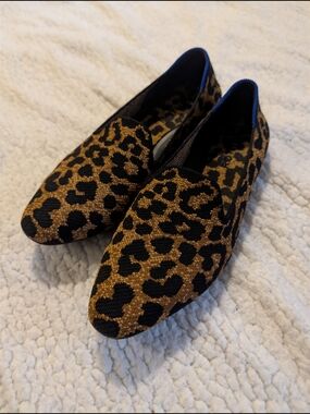 Rothy's Leopard Print Women’s Almond Loafers